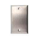 WPS, Plain Steel Wall Plate for Standard Single Gang Junction Box
