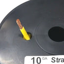 B10-04-100 ~ 10AWG YELLOW THHN Stranded 600 Volt Gas & Oil Resist Wire 100' Roll - MarVac Electronics
