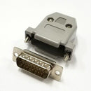 HD 26 Pin Male D-Sub Cable Mount Connector w/ Plastic Cover & Hardware DB26