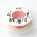 25' 24AWG ORANGE Hi Temp PTFE Insulated Silver Plated 600 Volt Hook-Up Wire - MarVac Electronics