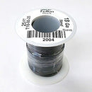 25' 18AWG BLACK Hi Temp PTFE Insulated Silver Plated 600 Volt Hook-Up Wire - MarVac Electronics