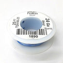 25' 24AWG BLUE Hi Temp PTFE Insulated Silver Plated 600 Volt Hook-Up Wire - MarVac Electronics