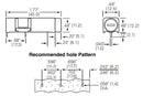 Littelfuse 345101H 3AG HV Series, Shock Safe PC Mount Fuse Holder & Cap