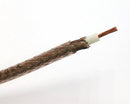 25' Superior S.I.W. RG8-X-95, Mini-8, RG-8X, 50 Ohm Coaxial Cable ~ Clear