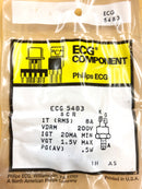 ECG5483, 200V @ 8A Silicon Controlled Rectifier SCR ~ TO-64 (NTE5483)