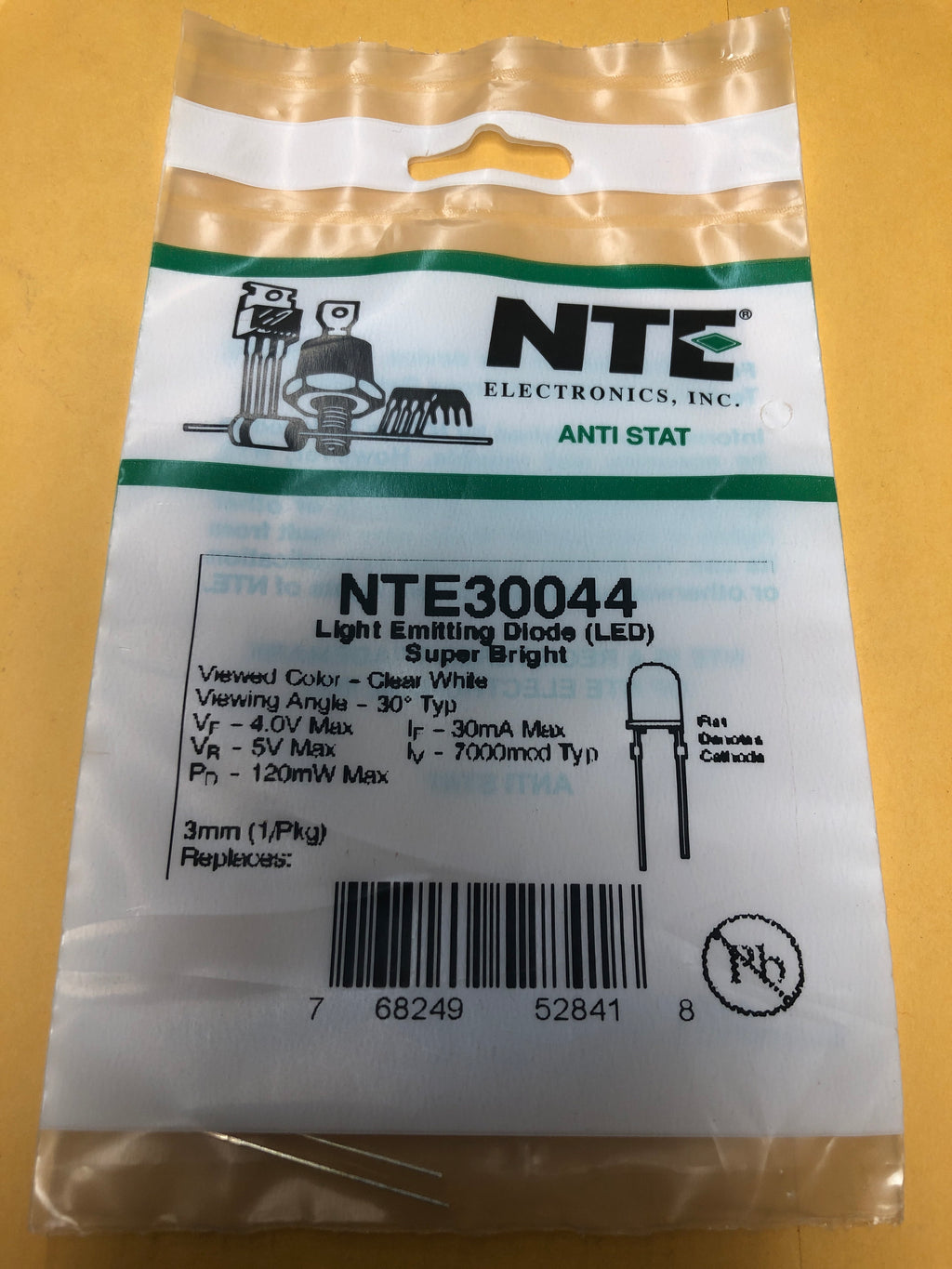 NTE30044 LIGHT EMITTING DIODE – MarVac Electronics
