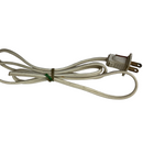 XS130 White 6ft Fan Cord to stripped ends