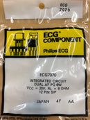 NTE/ECG 7070 INTEGRATED CIRCUIT