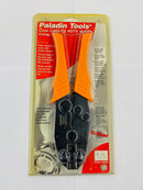 Paladin 1356, RG6 QUAD CATV "F" & BNC/TNC Coax Crimp Tool ~ (Worn Package)