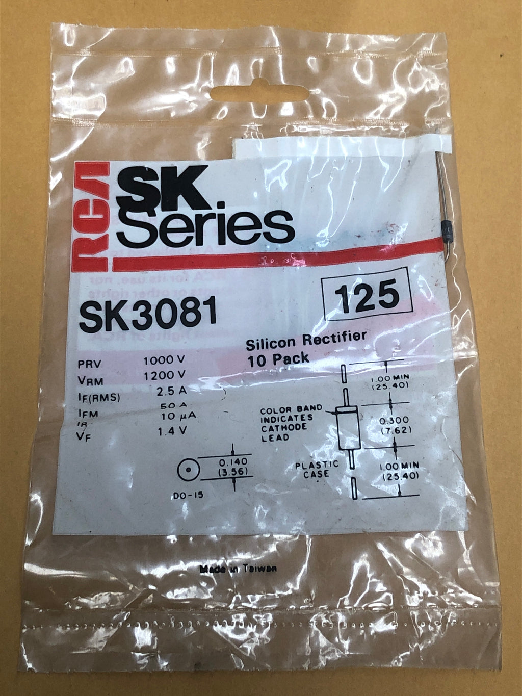 General purpose silicon rectifier SK3081 (125) 10pk – MarVac Electronics