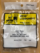 NTE/ECG 7445 INTEGRATED CIRCUIT