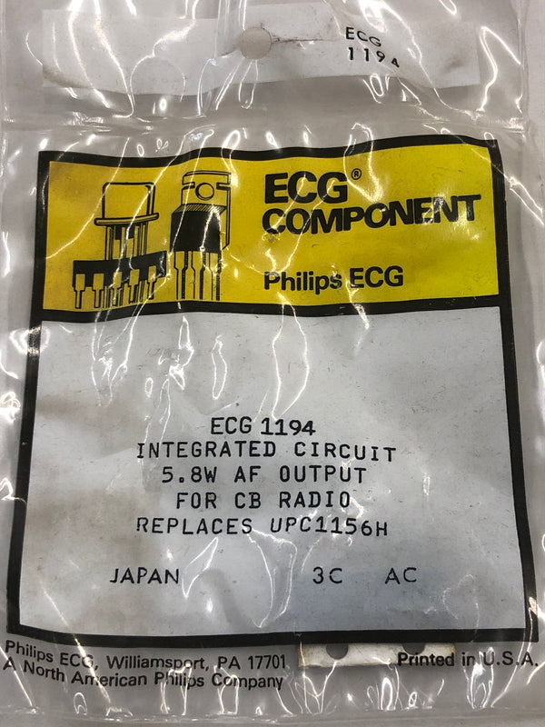 ECG1194 IC AF OUTPUT CB Radio