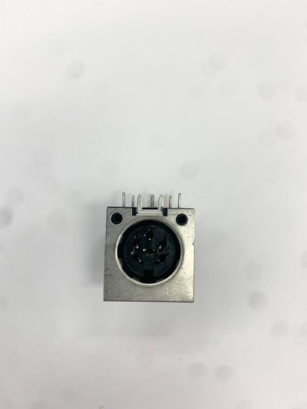 DIN-5500-6S, RIGHT ANGLE PCB MOUNT 6PIN DIN SOCKET