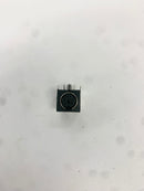 MD-64000-4S, MiniDin,90 DGR.PCB MT.SGL SHLD, 4PIN FEM
