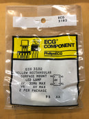 ECG3182 LED YELLOW RECTANGULAR