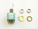 Alcoswitch MTA306D, 3PDT ON-ON, Round Bat Mini Toggle 6A@125V, 4A@28V DC