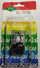 NTE R14-11D10-6P, DPDT 6 Volt DC Coil 10A PC Board Mount Midget Relay