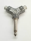 Switchcraft 330PJ, 2 Female RCA to a 1/4" Male Adapter