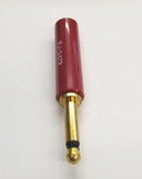 Switchcraft 425 (PJ-047R),  2-Conductor, Screw Terminals, Red Handle