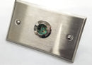 Switchcraft G3MS, 1 Gang XLR Wall Plate with 1 (Circular) B3M XLR Connector