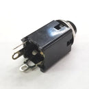 Switchcraft MN112A, 1/4" Mono 2 Conductor Jack, with Molded Nylon Bushing