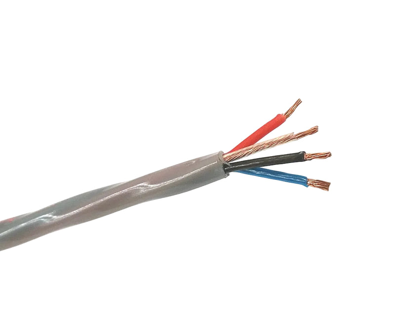 25' 4 Cond 18 Gauge Stranded Unshielded, CL2P Plenum Cable ~ 4C 18AWG ...