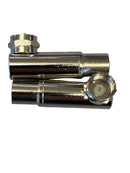 887098 2pk, AMP F Type Connector Plug, Male Pin 75 Ohms Free Hanging (In-Line), Right Angle