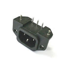 Inalways 0714-CR71, Male IEC EN60320 PC Mount Connector 15A 250V AC ~ IEC 320