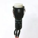 Electro-Mech 07150-SW42953 SPDT ON-(ON) Round 12V Lighted Pushbutton Switch 2A