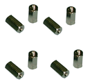 10-1131, Philmore Brass Spacer 6-32 Thread, .375 Length, 8pc