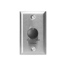 100LVC Lowell - 100W Mono Volume Control with 1-Gang Standard Stainless Steel Wall Plate & Black Knob