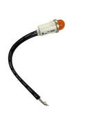 VCC Chicago Miniature 1050A3 ORANGE Dome 125V AC Neon Indicator Light 1/2" Mount