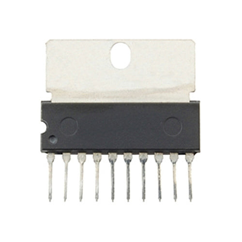 ECG1166, 5.8 Watt Audio IC for Car Radio or CB ~ 10 Pin SIP-HS (NTE1166, BA521)