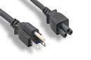10W1-15203, 3 Foot Mickey Mouse Power Cord 5-15P to IEC-C5 18AWG 10A@125V SVT