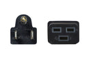 10W1-51519-06, 6 Foot Heavy Duty Power Cord NEMA 5-15P to IEC-60320-C19 14AWG 15A@125V SJT