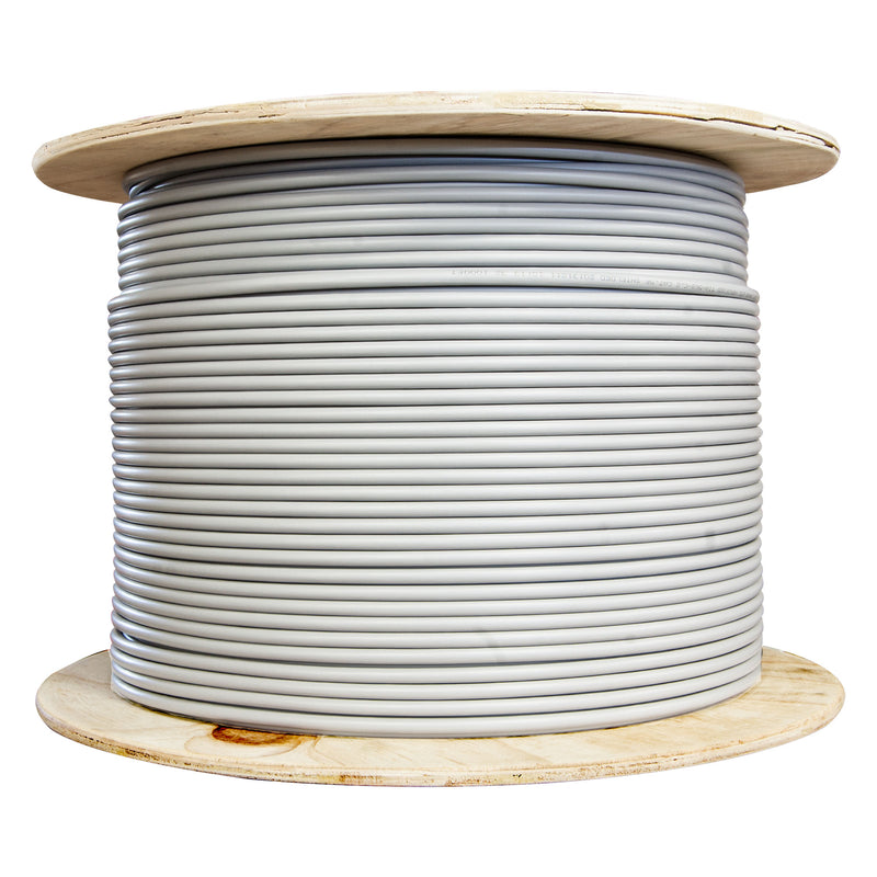 6A04URGY2, Wavenet Cat 6A Grey 10GB 750mhz  23awg/4PR CMR 1000ft