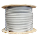 6E04UPWT3N, Wavenet White  PLENUM Cat6 Plenum 4PR CMP 600Mhz White 1000'- Reel In Box