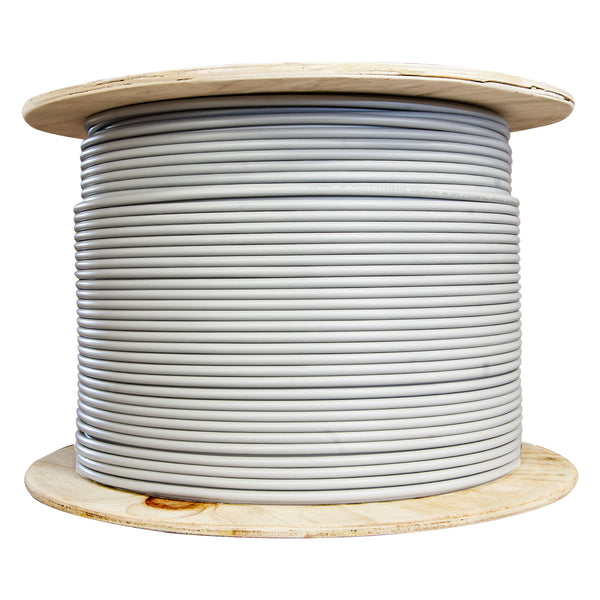 6E04UPWT3N, Wavenet White  PLENUM Cat6 Plenum 4PR CMP 600Mhz White 1000'- Reel In Box