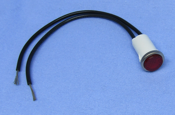 11-2250, Philmore 0.500" RED Indicator, 28V AC/DC Incandescent Lamp