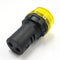 11-2642, Philmore YELLOW 1" Inch Round Tapered LED Indicator Lamp 12-14 Volts DC