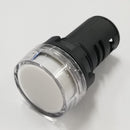 11-2644, Philmore WHITE 1" Inch Round Tapered LED Indicator Lamp 12-14 Volts DC