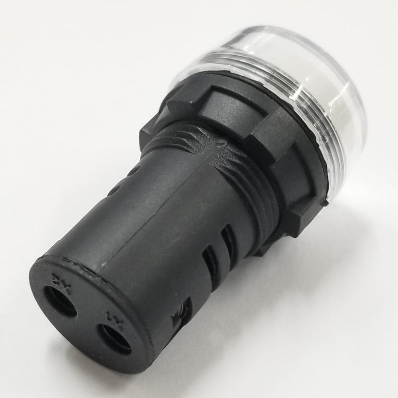 11-2644, Philmore WHITE 1" Inch Round Tapered LED Indicator Lamp 12-14 Volts DC