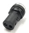 11-2634, Philmore WHITE 1" Inch Round Flat Top LED Indicator Lamp 12-14 Volts DC