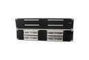 Pan Pacific 110-PP5E-328, CAT5E 32 Port 110 Patch Panel with 568A&B Wiring ~ 2U