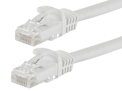 WW724M875WH 75 Foot Black CAT6 Ethernet Patch Cable with Snag less Flex boot Ends