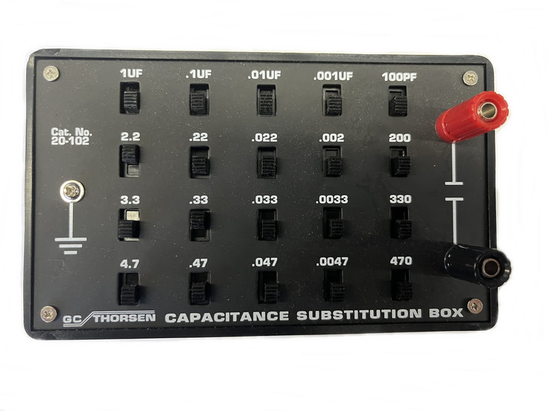 GC Electronics 12-102, 100pF to 4.7uF Capacitance Substitution Box