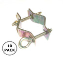 15-827-10PK, Philmore 10 PACK 2-Way Guy Wire Mast Clamp for Masts up to 1-1/2"