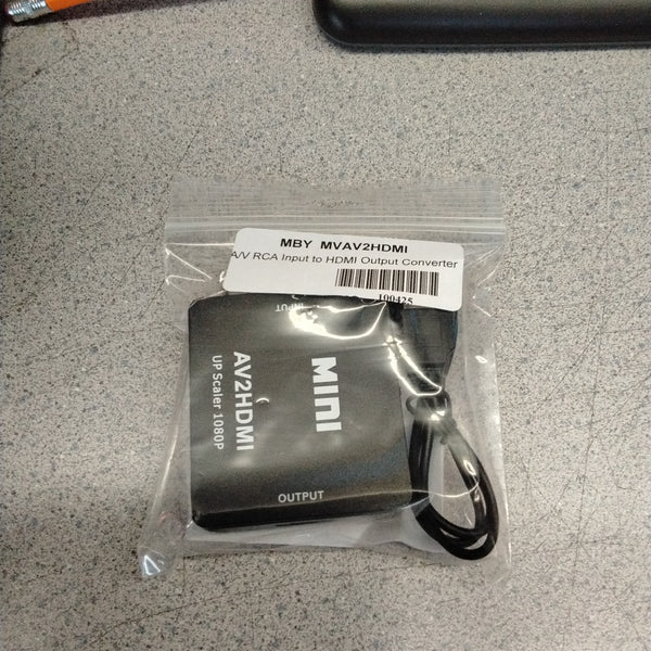 MVAV2HDMI, MVO  RCA to HDMI,AV to HDMI Converter, 1080P Mini RCA Composite CVBS Video Audio Converter Adapter