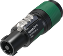 NL4FXX-W-S, Neutrik 4-Pole SpeakON Cable Connector for Cable Diameters 6 to 12mm