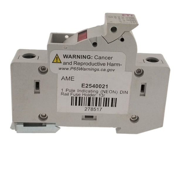 E2540021, American electrical   1 Pole&nbsp;With&nbsp;Indicator ASK 4 DIN Rail Mounted Fuse Holder